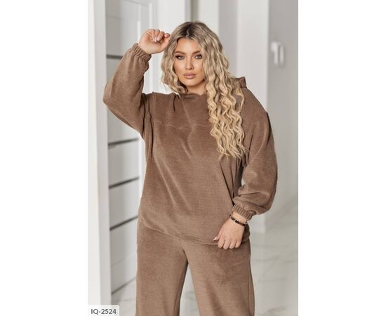 Жіночий прогулянковий костюм зі штанами великі розміри р.50-52;54-56;58-60;62-64 "LETTI" купити недорого від прямого постачальника, зображення 9