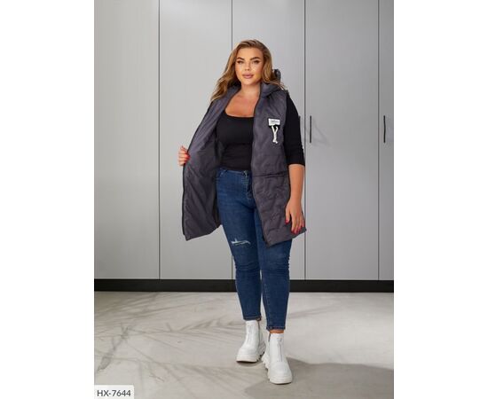 Жилетка жіноча БАТАЛ р.66-68;50-52;54-56;58-60;62-64 (5кол.) "LETTI" купити недорого від прямого постачальника, зображення 14