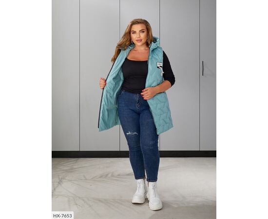 Жилетка жіноча БАТАЛ р.66-68;50-52;54-56;58-60;62-64 (5кол.) "LETTI" купити недорого від прямого постачальника, зображення 8