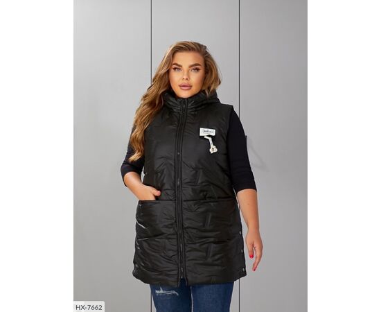 Жилетка жіноча БАТАЛ р.66-68;50-52;54-56;58-60;62-64 (5кол.) "LETTI" купити недорого від прямого постачальника, зображення 6