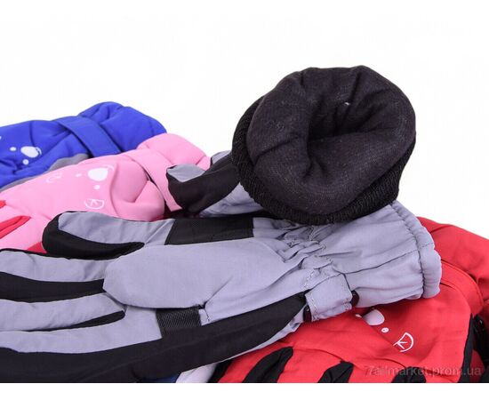 Рукавички для дітей Зима 907L mix-old (12 шт. р.сітка8-10) "CAP" недорого оптом від прямого постачальника, зображення 2