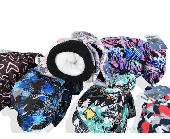 Рукавиці дитячі Зима 920S mix-old (12 шт. р.сітка2-3) "CAP" недорого оптом від прямого постачальника, зображення 2