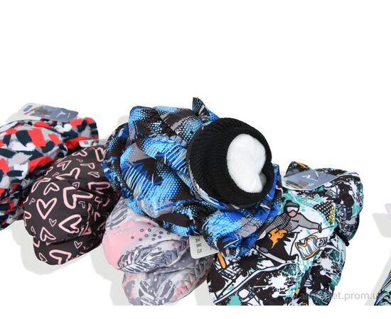 Рукавиці дитячі Зима 920M mix-old (12 шт. р.сітка3-4) "CAP" недорого оптом від прямого постачальника, зображення 2