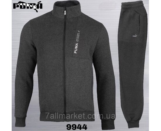Фотография Спортивный мужской костюм на флисе Пума батал размеры 2XL-6XL (4цв) "REMAIN" недорого от прямого поставщика, изображение 2