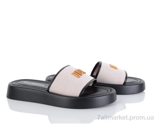 Фотография Шлепки женские облегченные Лето E530-1 (8 пар р.36-40) "Loretta" недорого оптом от прямого поставщика, изображение 2