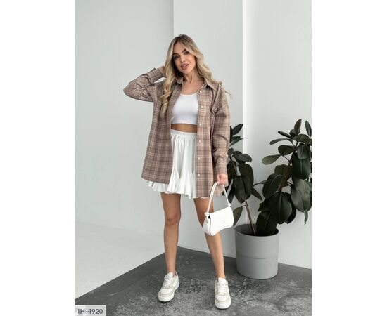 Фотография Женская фланелевая рубашка р.УНИВЕРСАЛЬНЫЙ "ANNABELLE" купить недорого от прямого поставщика, изображение 12