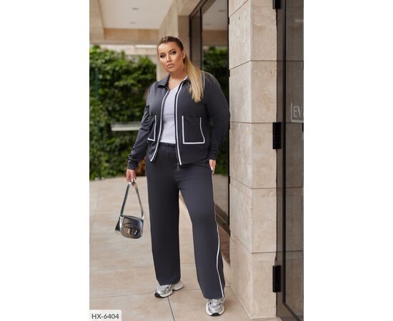 Фотография Костюм брючный женский большие размеры р.50-52;54-56;58-60;62-64 (6цв) "LETTI" купить недорого от прямого поставщика, изображение 7