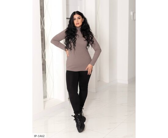 Фотография Женский гольф большого размера р.50-52;54-56;58-60;62-64 (6цв) "LETTI" купить недорого от прямого поставщика, изображение 19