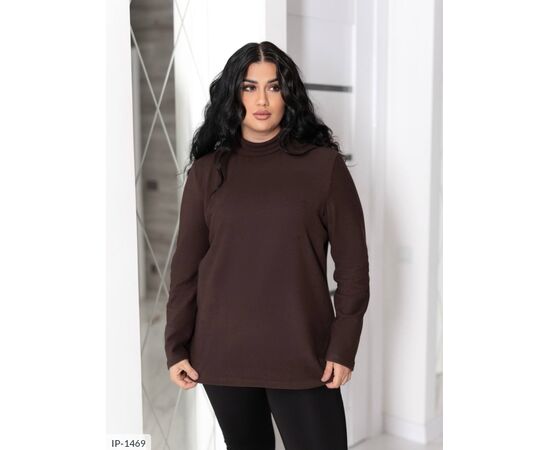 Фотография Женский гольф большого размера р.50-52;54-56;58-60;62-64 (6цв) "LETTI" купить недорого от прямого поставщика, изображение 13