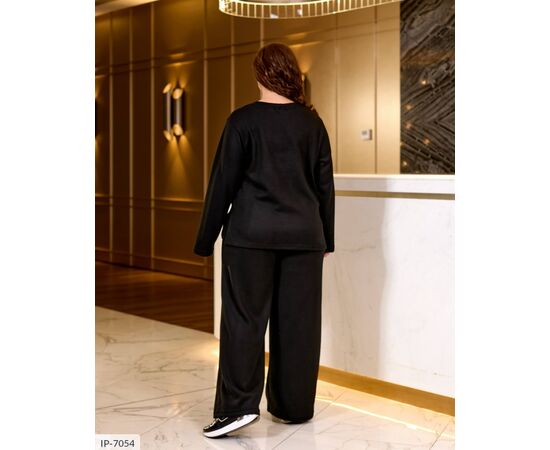 Костюм жіночий брючний великі розміри р.50-52;54-56;58-60 (3кол.) "LETTI" купити недорого від прямого постачальника, зображення 6