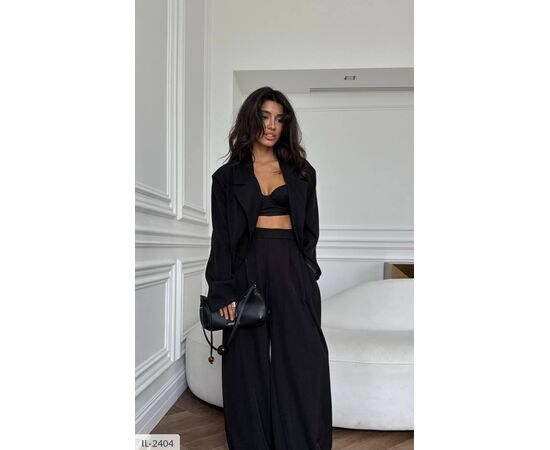 Фотография Костюм двойка женский пиджак и брюки р.S-M;M-L (5цв) "ANNVER" купить недорого от прямого поставщика, изображение 8