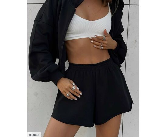 Костюм жіночий двійка шорти худі р.S-M;M-L (2кол.) "ANNVER" купити недорого від прямого постачальника, зображення 6