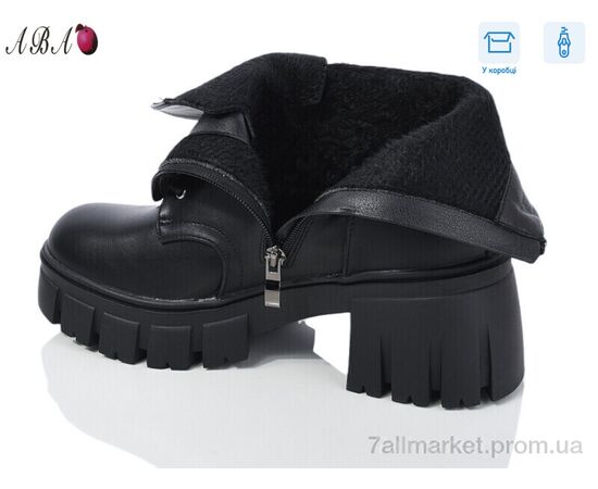 Фотография Ботинки женские стильные  M2ABA7-1 (8 пар р.36-41) "Aba" недорого оптом от прямого поставщика, изображение 2