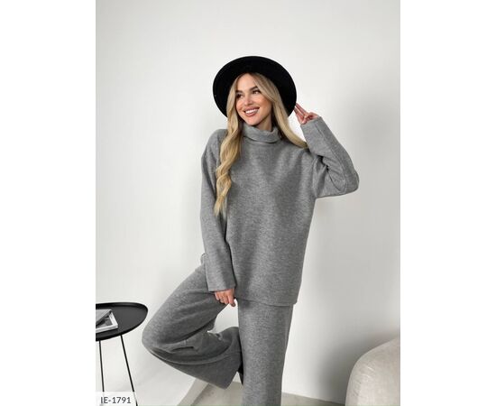 Фотография Женский стильный ангоровый костюм большие размеры р.50-52 (6цв) "ANNABELLE" купить недорого от прямого поставщика, изображение 4