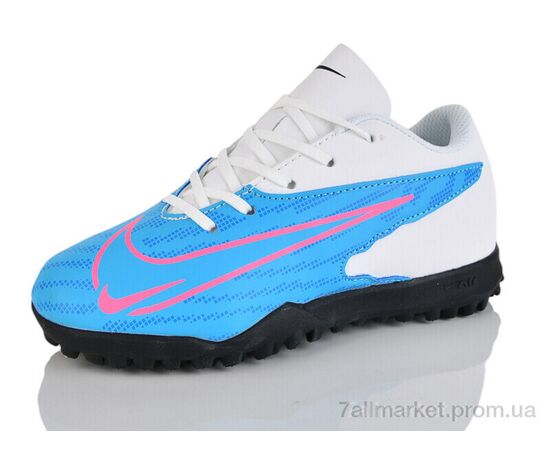 Фотография Футбольная обувь детские Весна/осень 6973-1 біло-блакитний (8 пар р.31-34) "Presto" недорого оптом от прямого поставщика, изображение 2