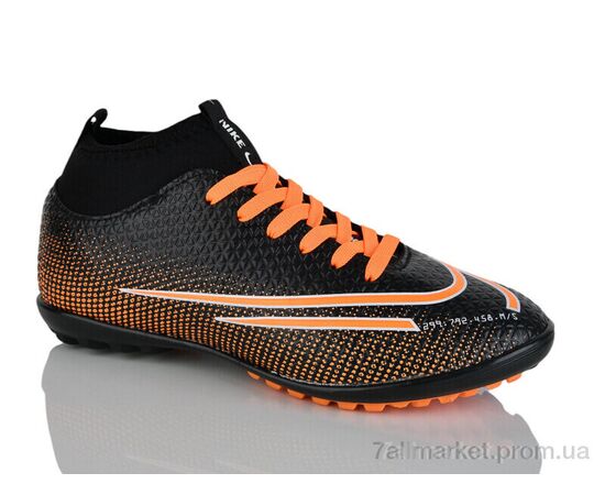 Фотография Футбольная обувь детские Весна/осень 043-2 чорно-помаранч. (7 пар р.36-39) "Presto" недорого оптом от прямого поставщика, изображение 2