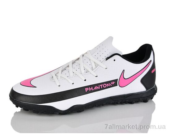 Фотография Футбольная обувь мужские Весна/осень 0292 білий-малина (8 пар р.42-45) "Presto" недорого оптом от прямого поставщика, изображение 2