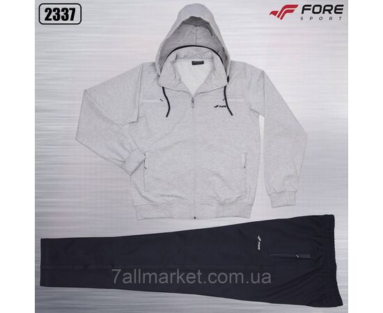 Фотография Спортивный мужской костюм на молнии FORE размеры  M-3XL (4цв) "REMAIN" купить недорого от прямого поставщика, изображение 2