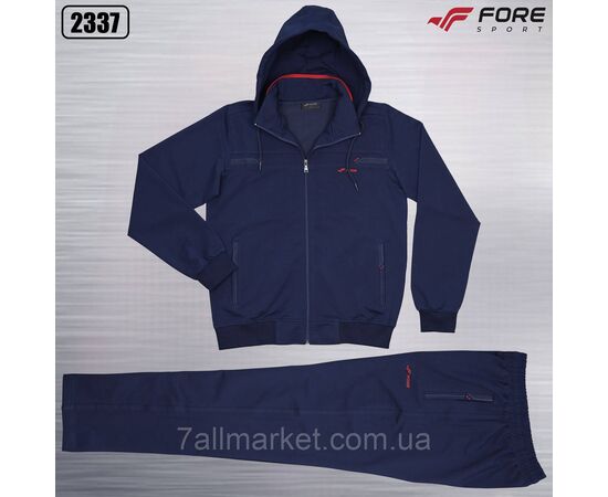 Фотография Спортивный мужской костюм на молнии FORE размеры  M-3XL (4цв) "REMAIN" купить недорого от прямого поставщика, изображение 3