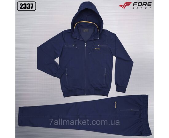 Фотография Спортивный мужской костюм на молнии FORE размеры  M-3XL (4цв) "REMAIN" купить недорого от прямого поставщика, изображение 4