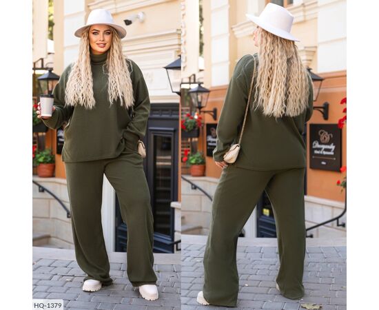 Фотография Костюм брючный женский большие размеры р.48-50;52-54;56-58;60-62 (3цв) "VIKA" купить недорого от прямого поставщика, изображение 9