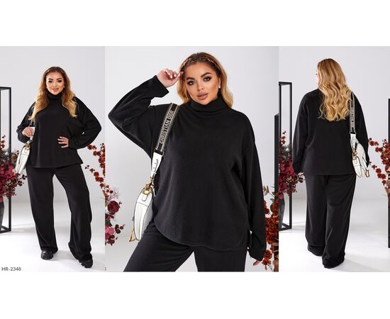 Фотография Костюм брючный женский большие размеры р.48-50;52-54;56-58;60-62 (3цв) "VIKA" купить недорого от прямого поставщика, изображение 15