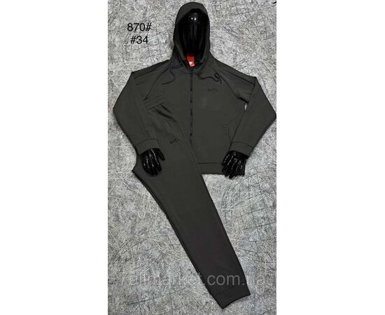 Фотография Спортивный костюм мужской на манжете/полу-батал размеры 3XL-7XL(3цв)"PROSTOMEN" недорого от прямого поставщика, изображение 4