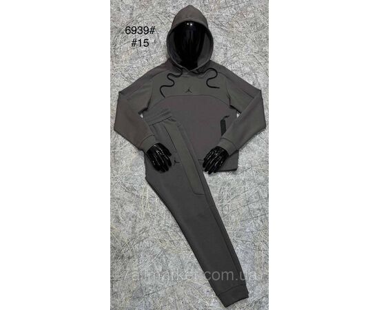 Фотография Спортивный костюм мужской на манжете размеры L-4XL(4цв)"PROSTOMEN" недорого от прямого поставщика, изображение 3