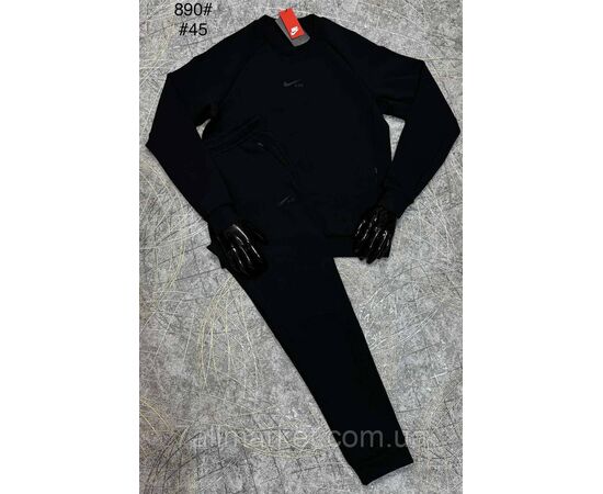 Фотография Спортивный костюм мужской на манжете  размеры L-4XL(4цв)"PROSTOMEN" недорого от прямого поставщика, изображение 3