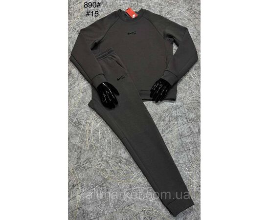 Фотография Спортивный костюм мужской на манжете  размеры L-4XL(4цв)"PROSTOMEN" недорого от прямого поставщика, изображение 4