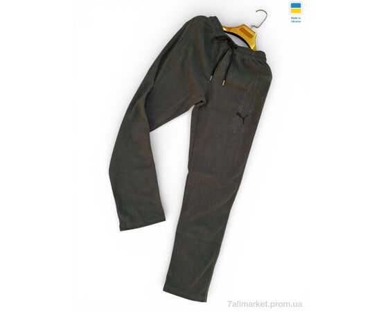 Спортивні штани чоловічі Весна/осінь 02Pu  хакі (5 шт. р.сітка46-54) "Sport style" недорого оптом від прямого постачальника, зображення 2