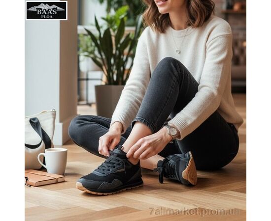 Фотография Кроссовки женские модные Весна/осень L1885-2C (8 пар р.36-41) "Baas" недорого оптом от прямого поставщика, изображение 2