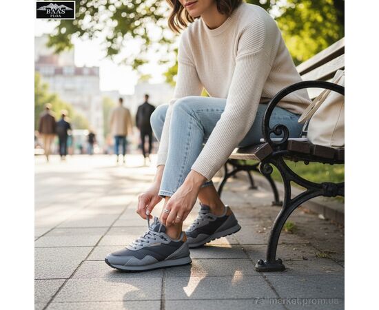 Фотография Кроссовки женские модные Весна/осень L1885-7C (8 пар р.36-41) "Baas" недорого оптом от прямого поставщика, изображение 3