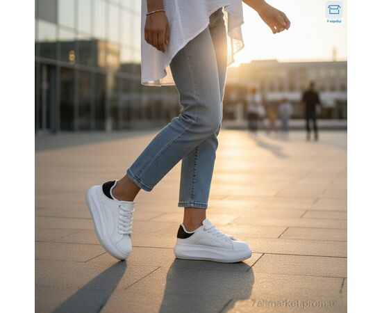 Фотография Кроссовки женские модные Весна/осень 82-5 піна (8 пар р.36-41) "Захар-Gold" недорого оптом от прямого поставщика, изображение 2