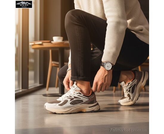 Фотография Кроссовки мужские модные Весна/осень M7529-6 (8 пар р.41-46) "Baas" недорого оптом от прямого поставщика, изображение 2