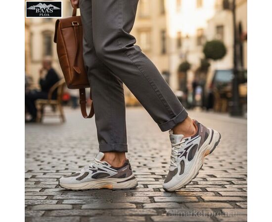 Фотография Кроссовки мужские модные Весна/осень M7529-6 (8 пар р.41-46) "Baas" недорого оптом от прямого поставщика, изображение 3