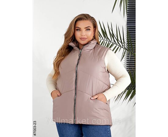 Фотография Жилетка жіноча на холофайбері батал 54,56,58 (5цв) "NOWEMBER" недорого от прямого поставщика, изображение 4