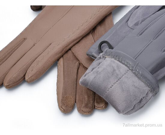 Рукавички жіночі Зима 903-4 mix (12 шт. р.сітка6,5-8,5) "KUINH" недорого оптом від прямого постачальника, зображення 2