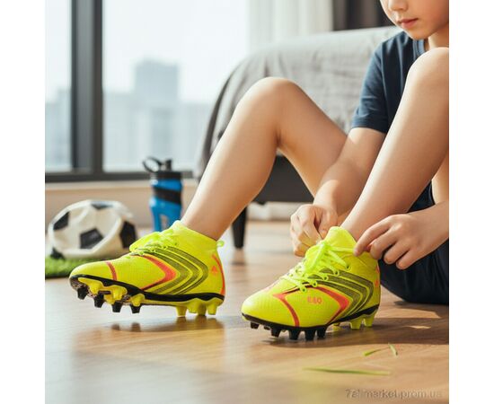 Фотография Футбольная обувь детские Весна/осень C08 yellow (12 пар р.36-41) "ASHIGULI" недорого оптом от прямого поставщика, изображение 3