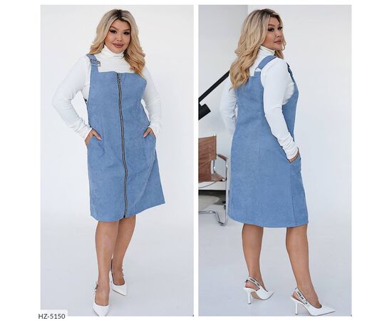 Фотография Костюм женский джинсовый большие размеры р.48-50;52-54;56-58;60-62 (5цв) "VIKA" купить недорого от прямого поставщика, изображение 5