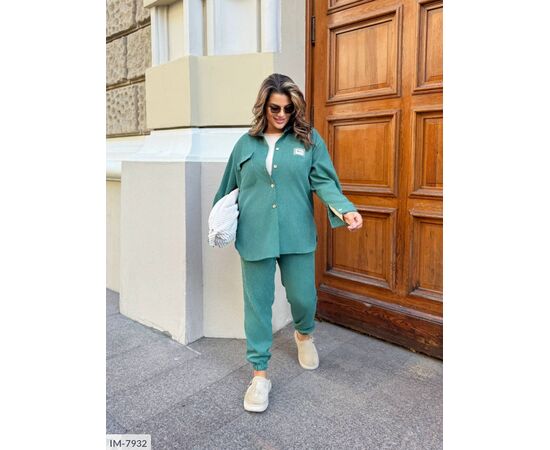 Фотография Костюм женский двойка брюки и рубашка большие размеры р.50-52;54-56;58-60 (6цв) "VIKA" купить недорого от прямого поставщика, изображение 12