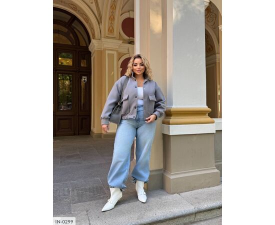 Фотография Бомбер женский большого размера р.50-52;54-56;58-60 (4цв) "VIKA" купить недорого от прямого поставщика, изображение 11