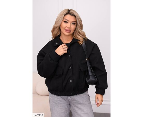 Фотография Бомбер женский большого размера р.50-52;54-56;58-60 (4цв) "VIKA" купить недорого от прямого поставщика, изображение 2