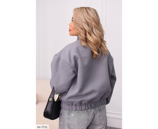 Фотография Бомбер женский большого размера р.50-52;54-56;58-60 (4цв) "VIKA" купить недорого от прямого поставщика, изображение 6