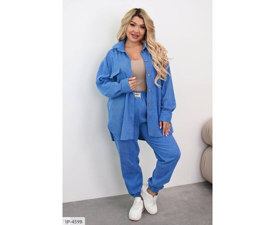 Фотография Костюм женский двойка брюки и рубашка большие размеры р.50-52;54-56;58-60 (6цв) "VIKA" купить недорого от прямого поставщика, изображение 27