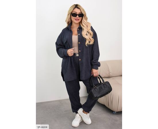 Фотография Костюм женский двойка брюки и рубашка большие размеры р.50-52;54-56;58-60 (6цв) "VIKA" купить недорого от прямого поставщика, изображение 33