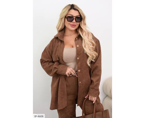 Фотография Костюм женский двойка брюки и рубашка большие размеры р.50-52;54-56;58-60 (6цв) "VIKA" купить недорого от прямого поставщика, изображение 22