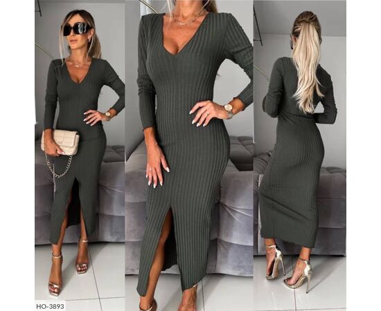 Сукня жіноча в рубчик р.46-48;50-52;54-56 (3кол.) "VLADA" купити недорого від прямого постачальника, зображення 3