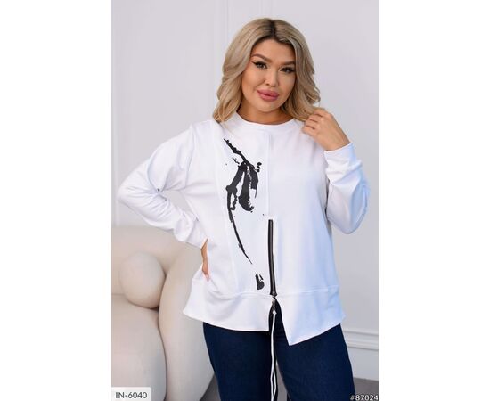 Фотография Женский кофточка двунитка большого размера р.46-48;50-52;54-56;58-60 (3цв) "VLADA" купить недорого от прямого поставщика, изображение 6