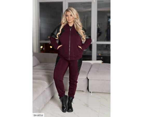 Жіночий прогулянковий костюм зі штанами великі розміри р.50-52;54-56;58-60;62-64 "LETTI" купити недорого від прямого постачальника, зображення 23